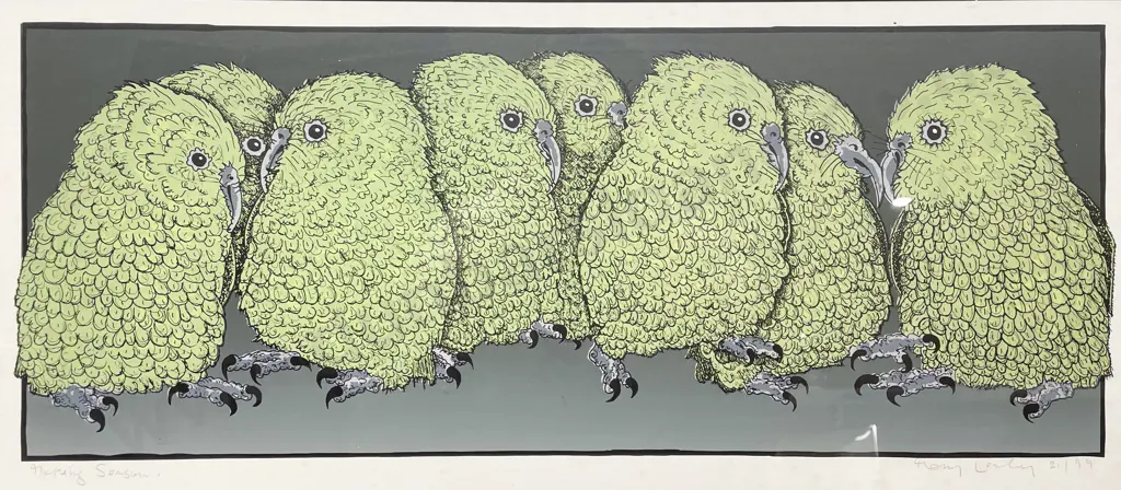 Fiona Lesley - "Mating Season" - Screenprint 21/99 Image 1++