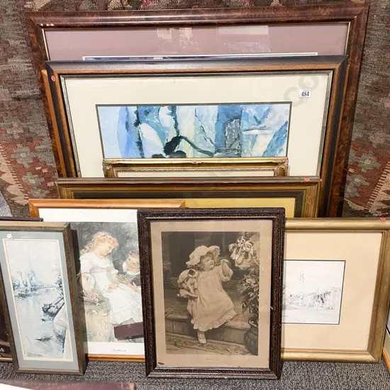 Ten Framed Artworks
