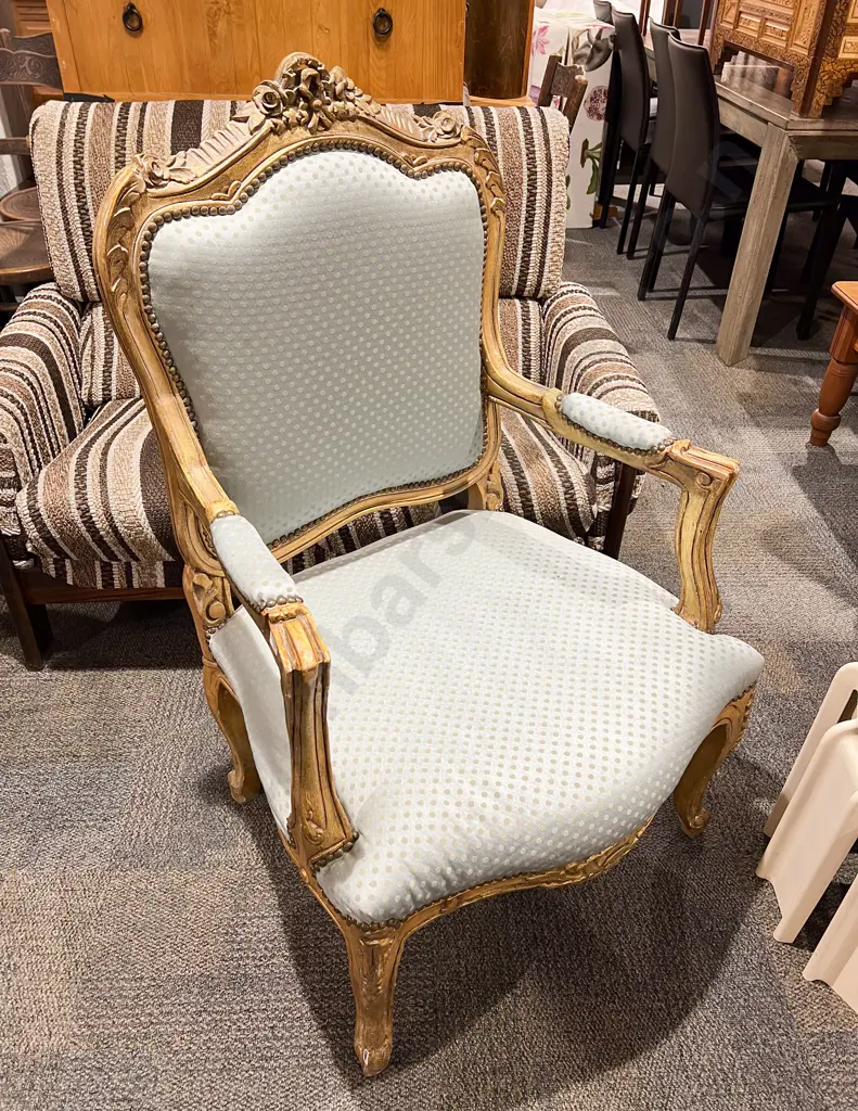 French Giltwood Fauteuil (Open armchair) Image 1++