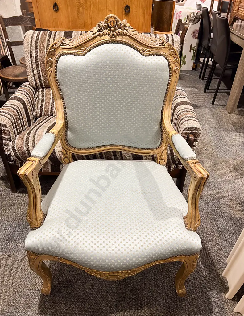 French Giltwood Fauteuil (Open armchair) Image 1++