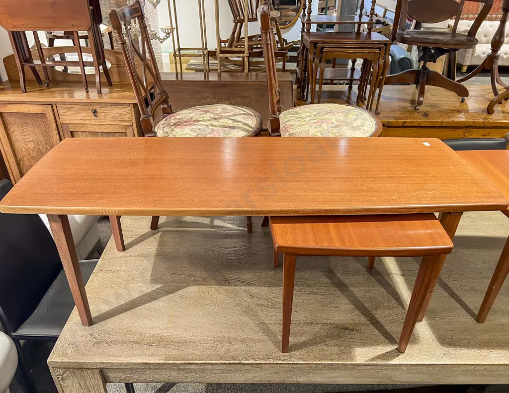 Rectangular Coffee Table with Matching Pair of Side Tables Image 1++