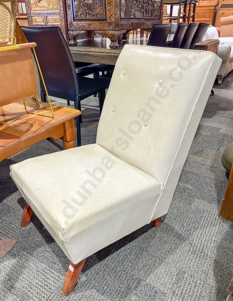 Vinyl Upholstered Side Chair Image 1++