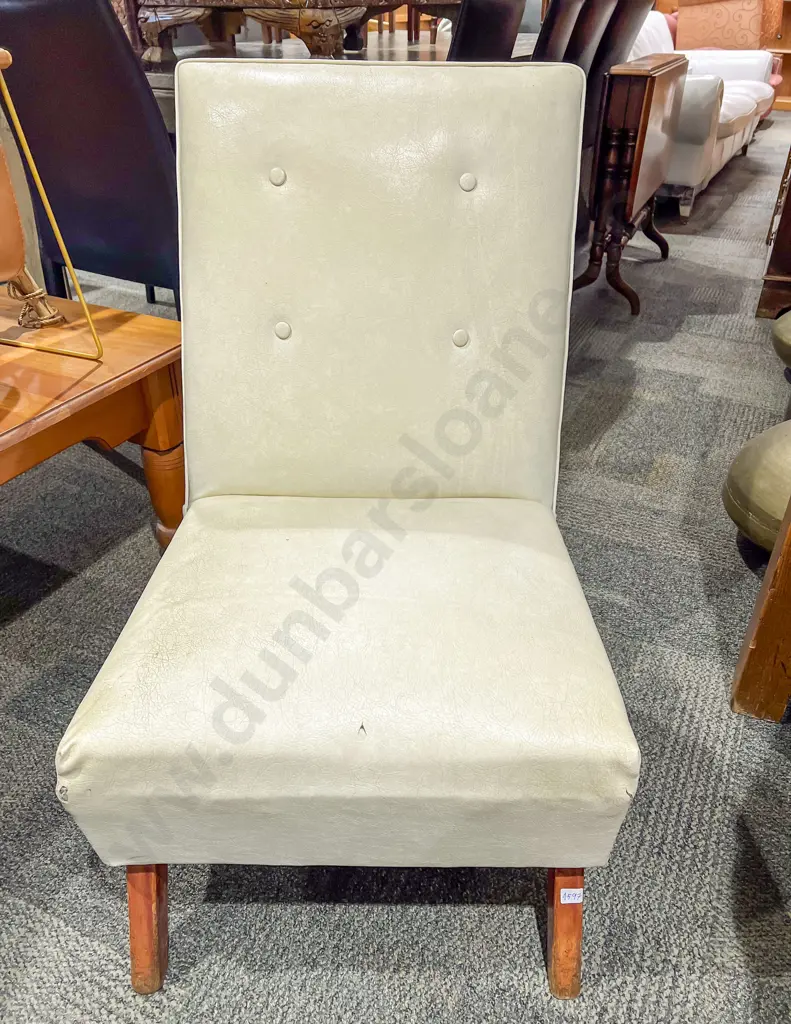 Vinyl Upholstered Side Chair Image 1++