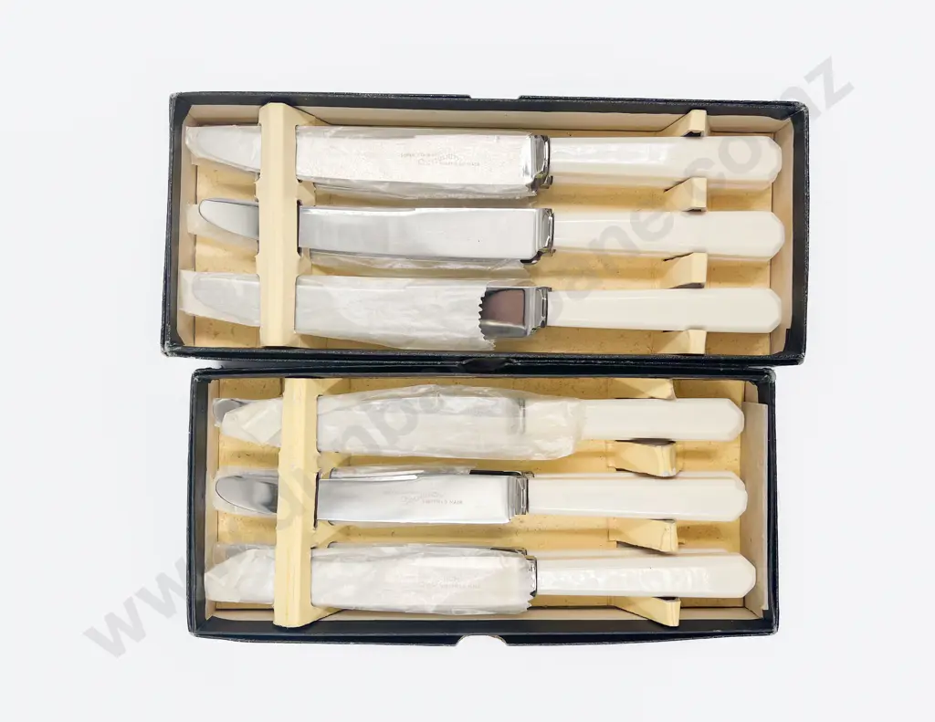As New Boxed Table & Entree Knives Image 1++
