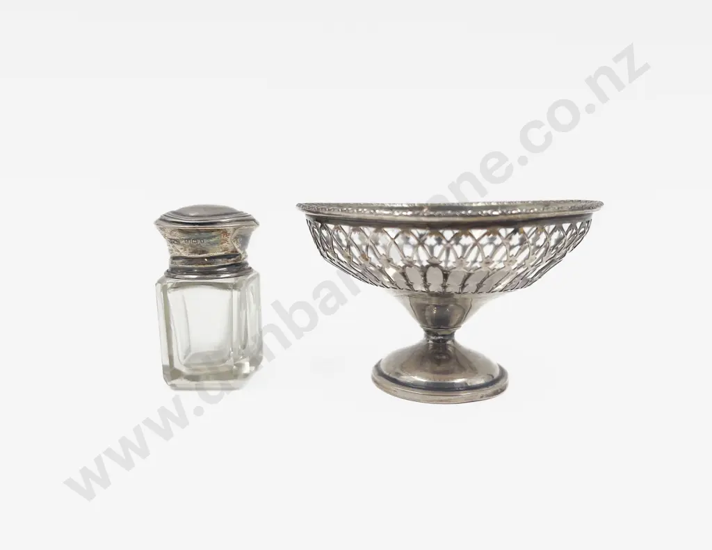 S/S Trinket Dish & Salts Bottle Image 1++