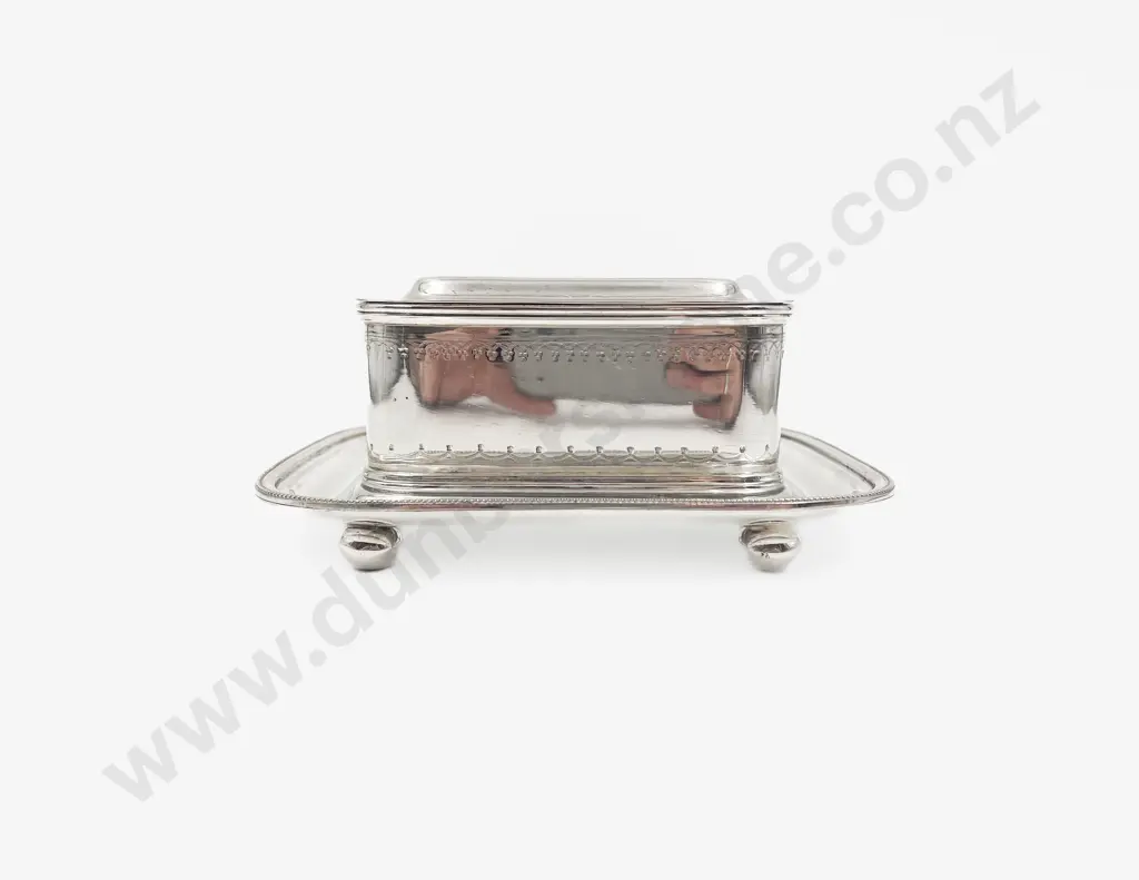 Victorian S/Plate Sardine/Butter Box Image 1++
