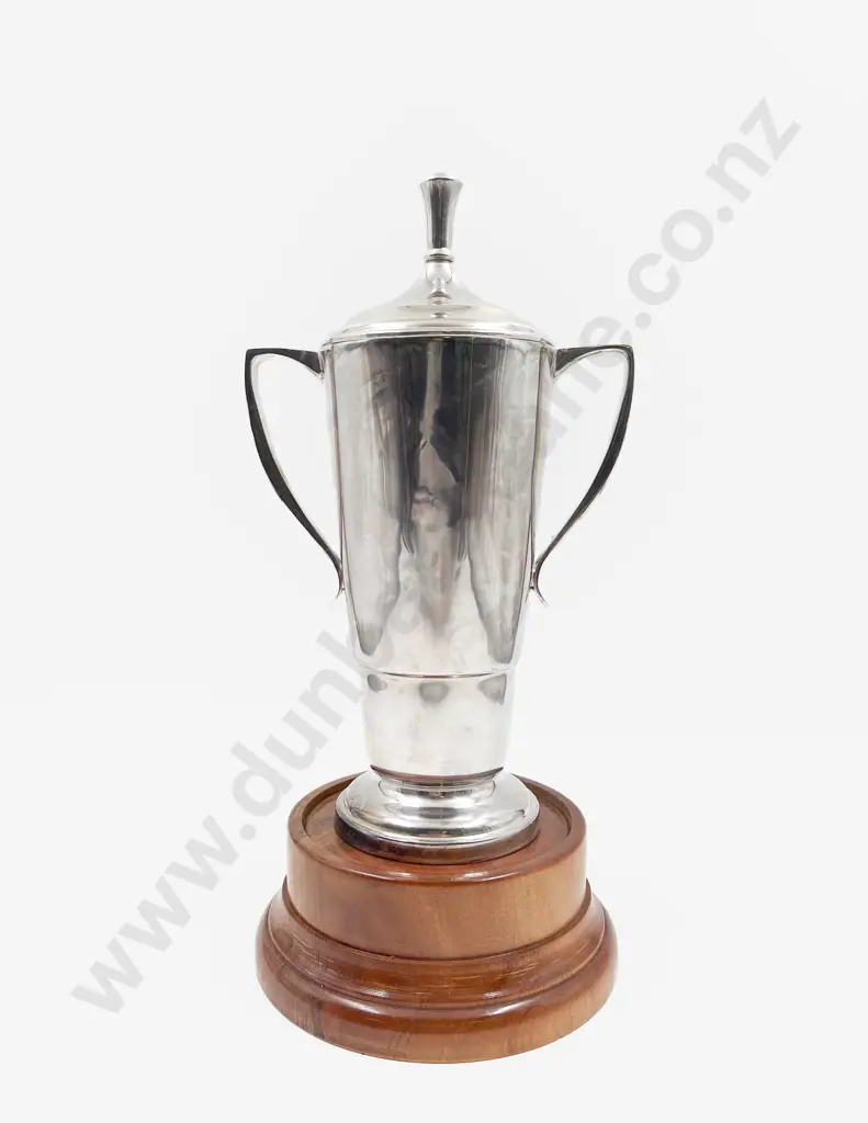 S/Plate Unengraved Trophy Cup on Stand Image 1++