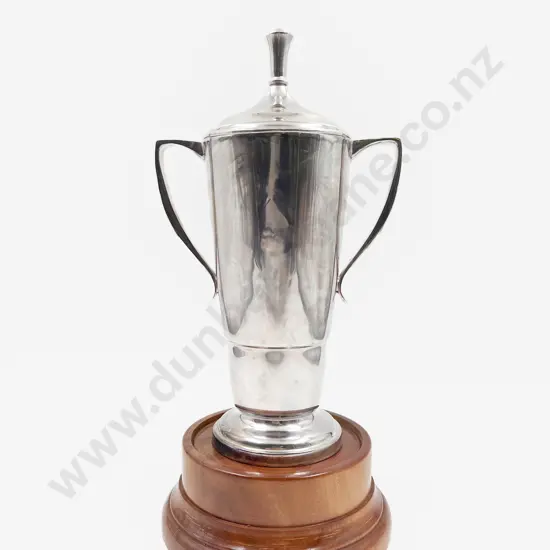 S/Plate Unengraved Trophy Cup on Stand