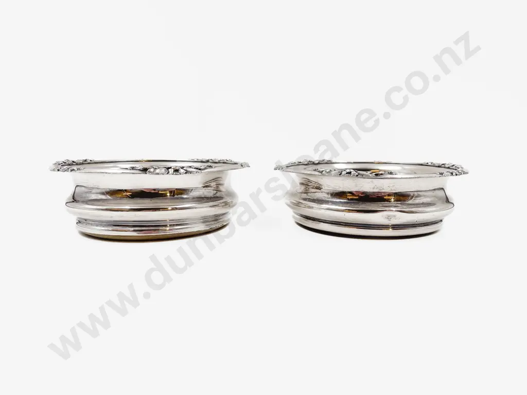 Pair Of S/P Wine Coasters Image 1++