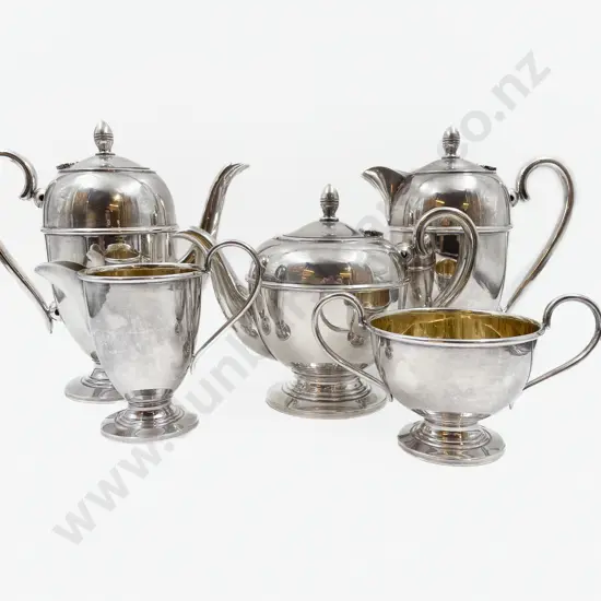 Regent Plate 5 Piece Tea & Coffee Set