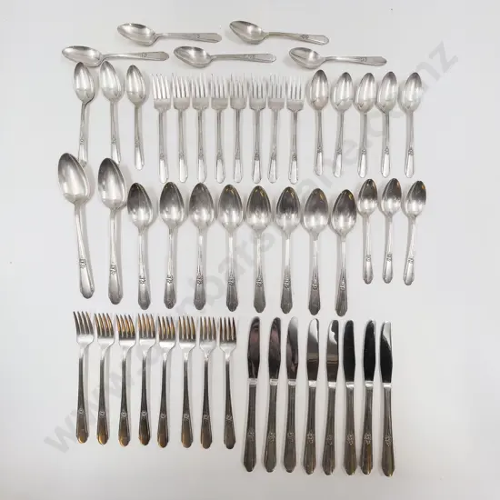 Part Suite Of S/P Cutlery By Wm Rogers