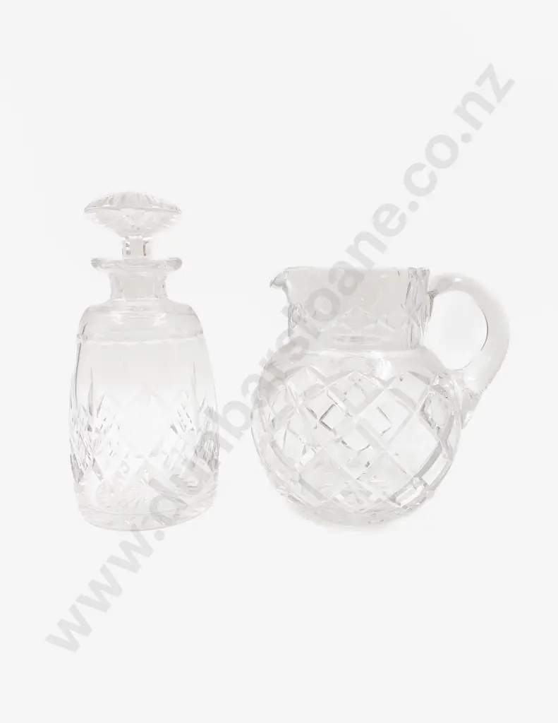 Stuart Crystal Decanter & Crystal Jug Image 1++