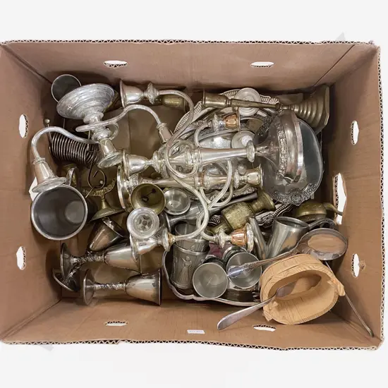 Quantity of Assorted S/P & Other Metal Wares