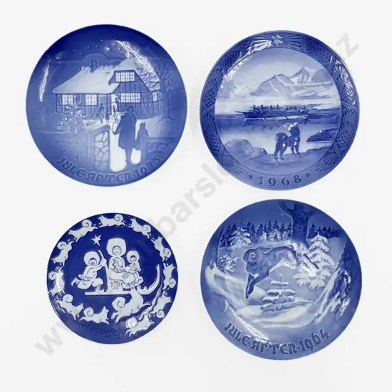 Two B & G Christmas Plates together with Royal Copenhagen Mothers Day Plate & Other