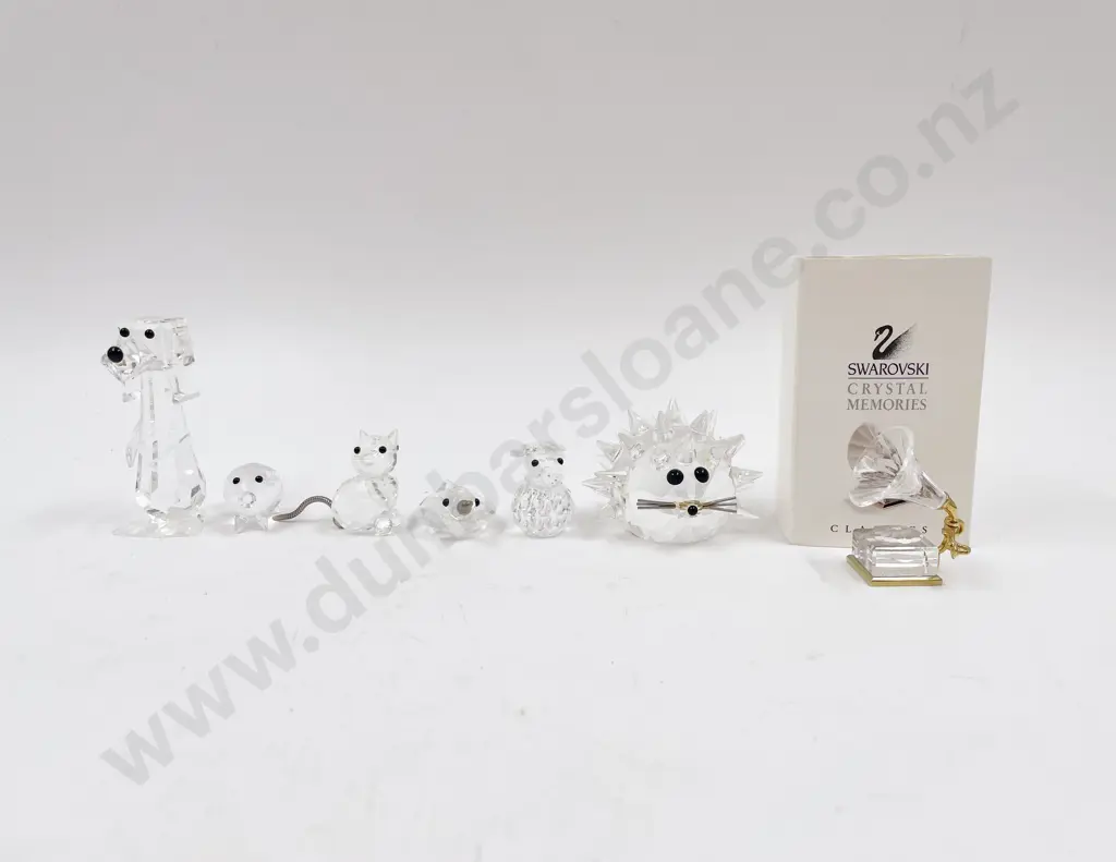 Seven Swarovski Ornaments Image 1++