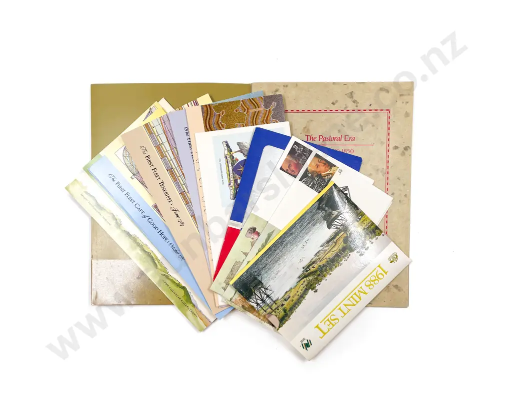Australian First Fleet and Assorted FDCs and 1988 Mint Coin Set Image 1++
