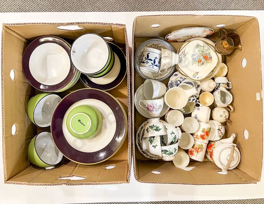 Three Boxes of Assorted China & Crockery etc Image 1++
