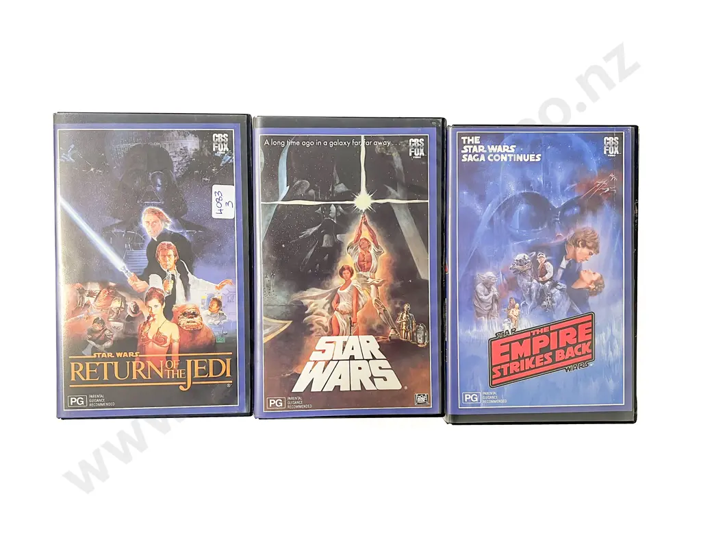 Star Wars VHS C1989 Trilogy Image 1++