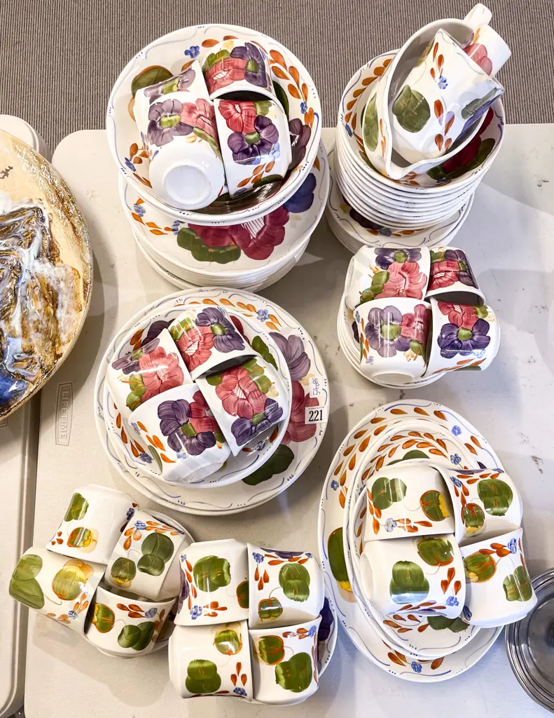 Large Quantity of Assorted Fleurette China Image 1++
