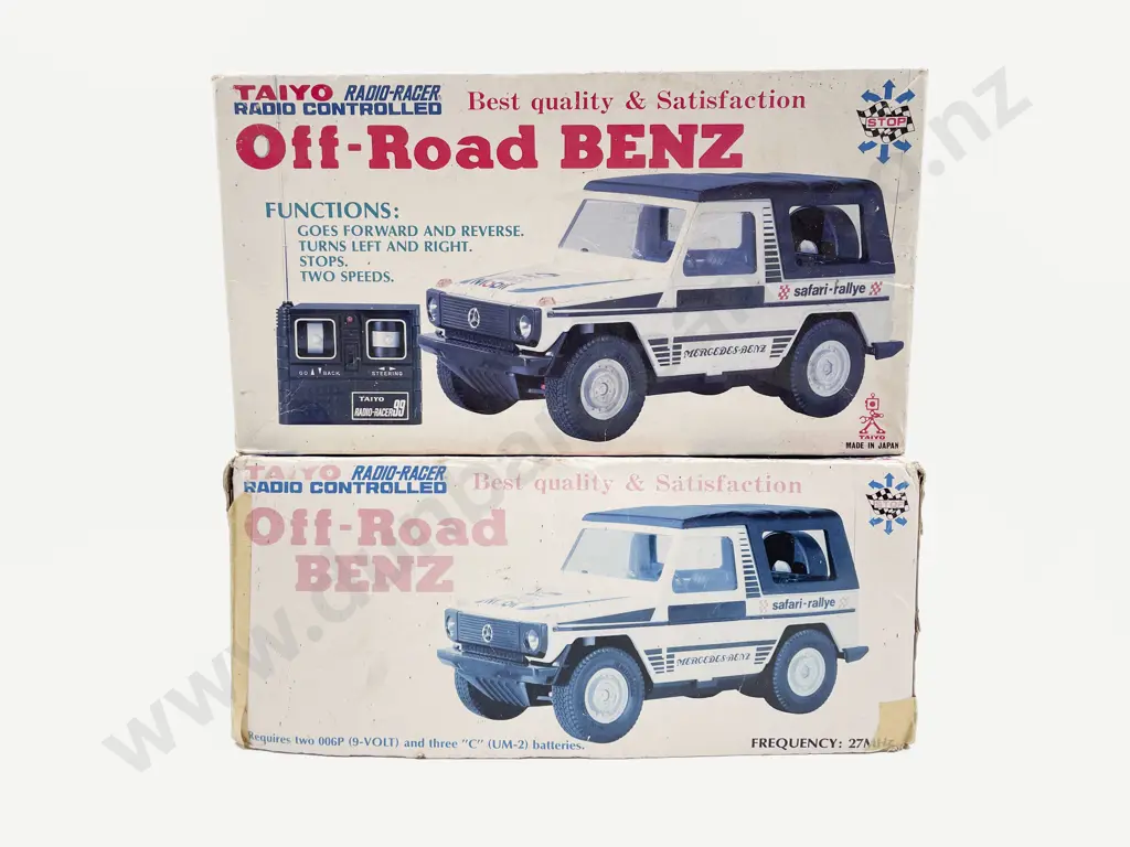 Two Boxed Taiyo Radio Controlled Off Road Benz Vehicles Image 1++