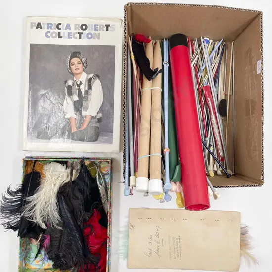 Two Boxes of Assorted incl Vintage Stencils