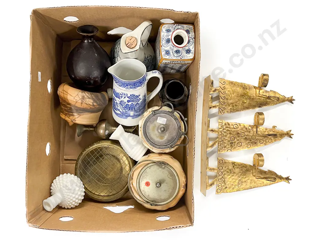 Three Boxes of Assorted Decorative Homewares etc Image 1++