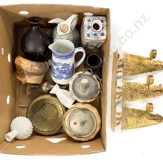 Three Boxes of Assorted Decorative Homewares etc