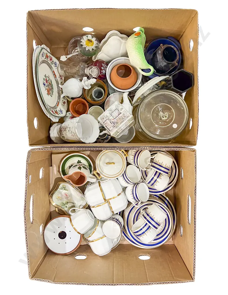 Two Boxes of Assorted China etc Image 1++
