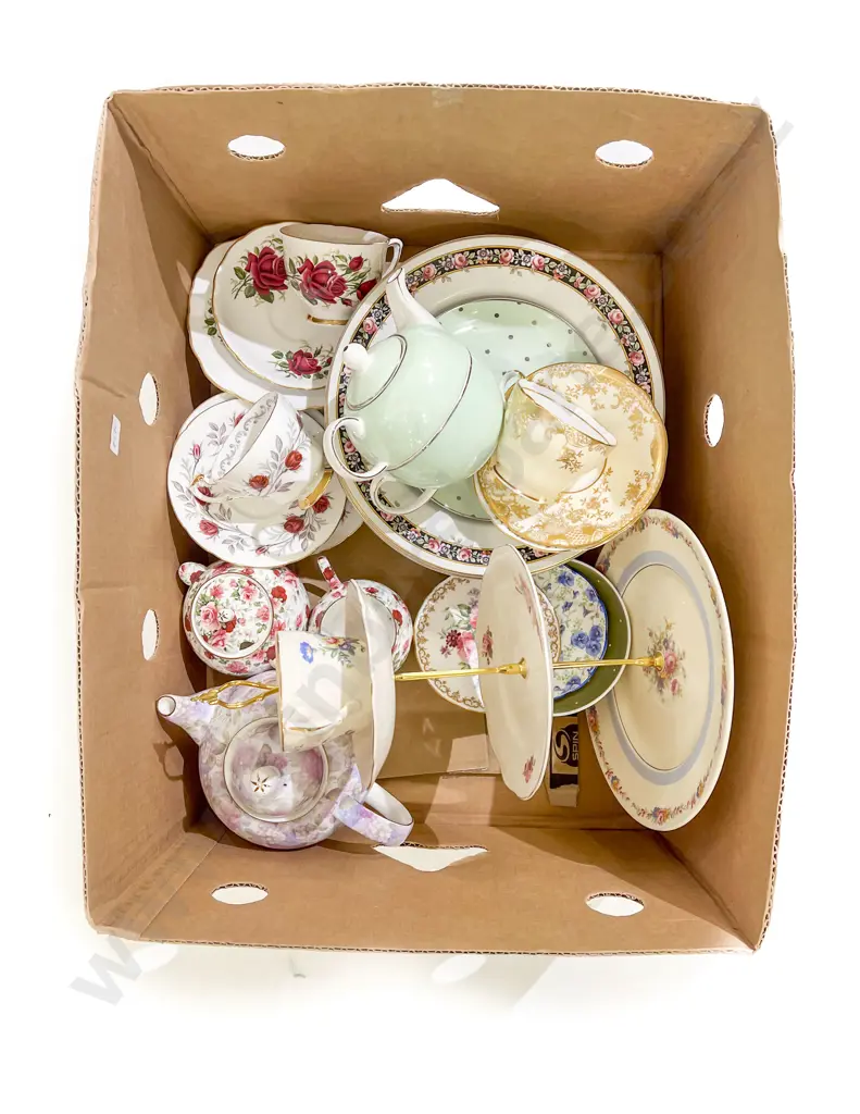 Two Boxes of Assorted Fancy China Image 1++