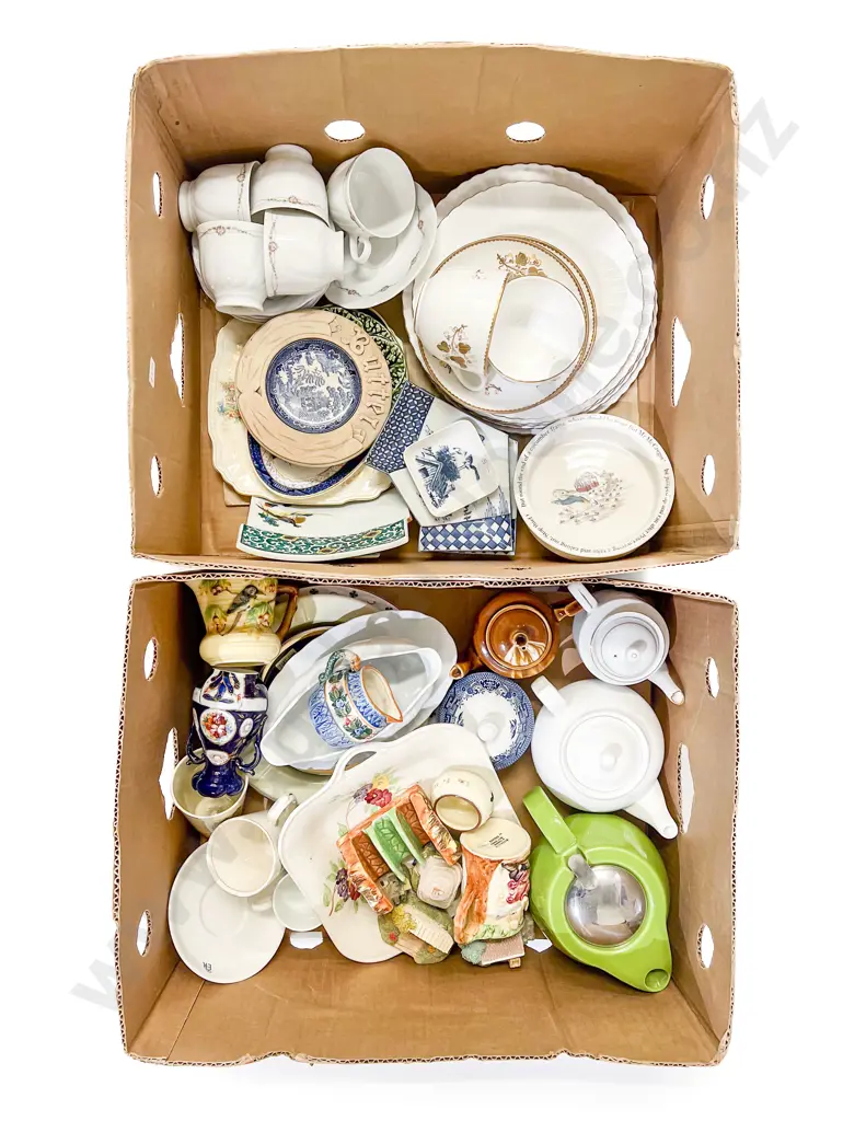 Two Boxes of Assorted Fancy China etc Image 1++
