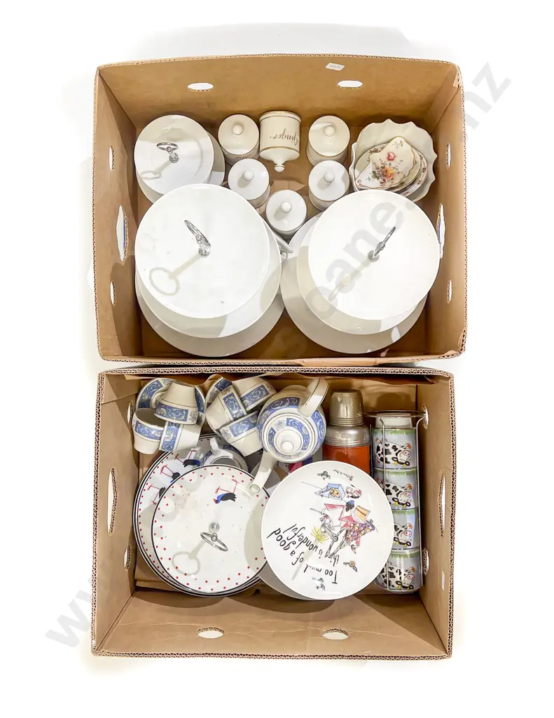 Two Boxes of Assorted Fancy China etc Image 1++