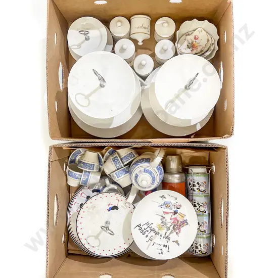 Two Boxes of Assorted Fancy China etc