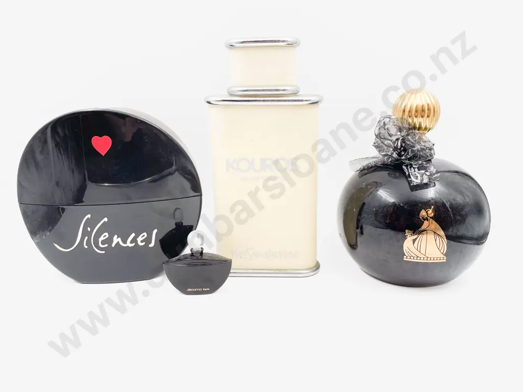 Three Perfume Display Bottles together with smaller (4) Image 1++