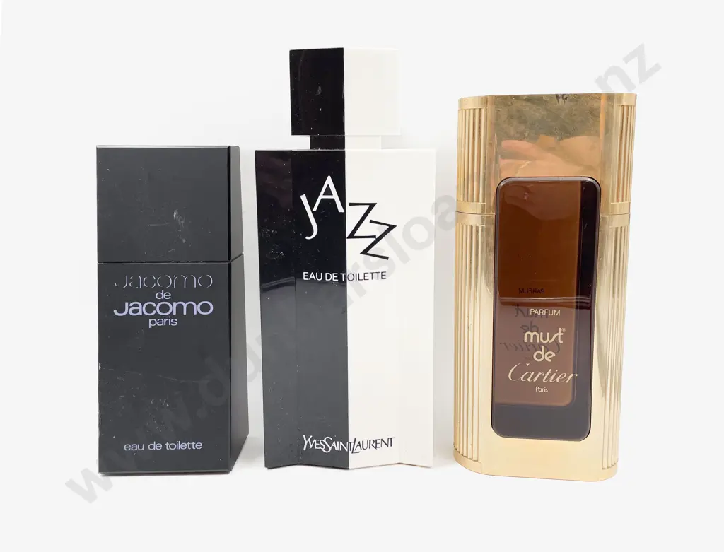 Three Perfume Display Bottles Image 1++