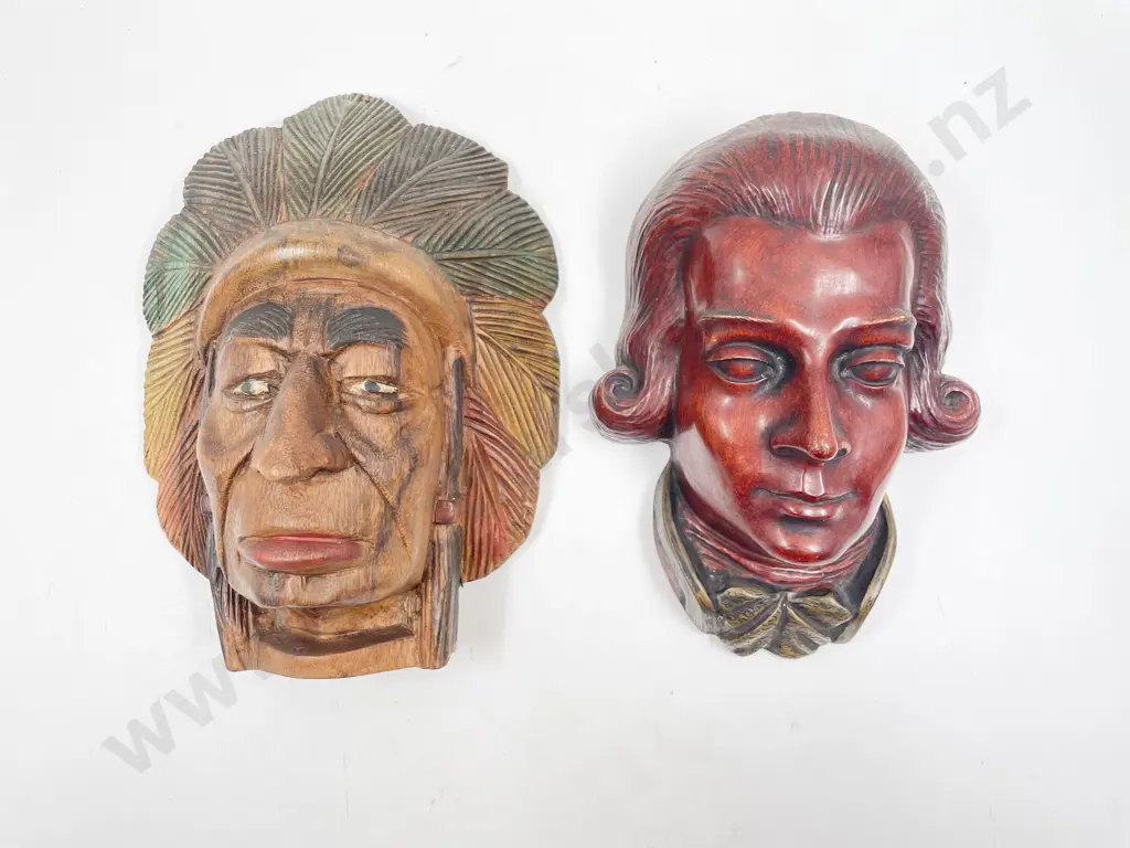 Two Wall Hanging Busts Image 1++