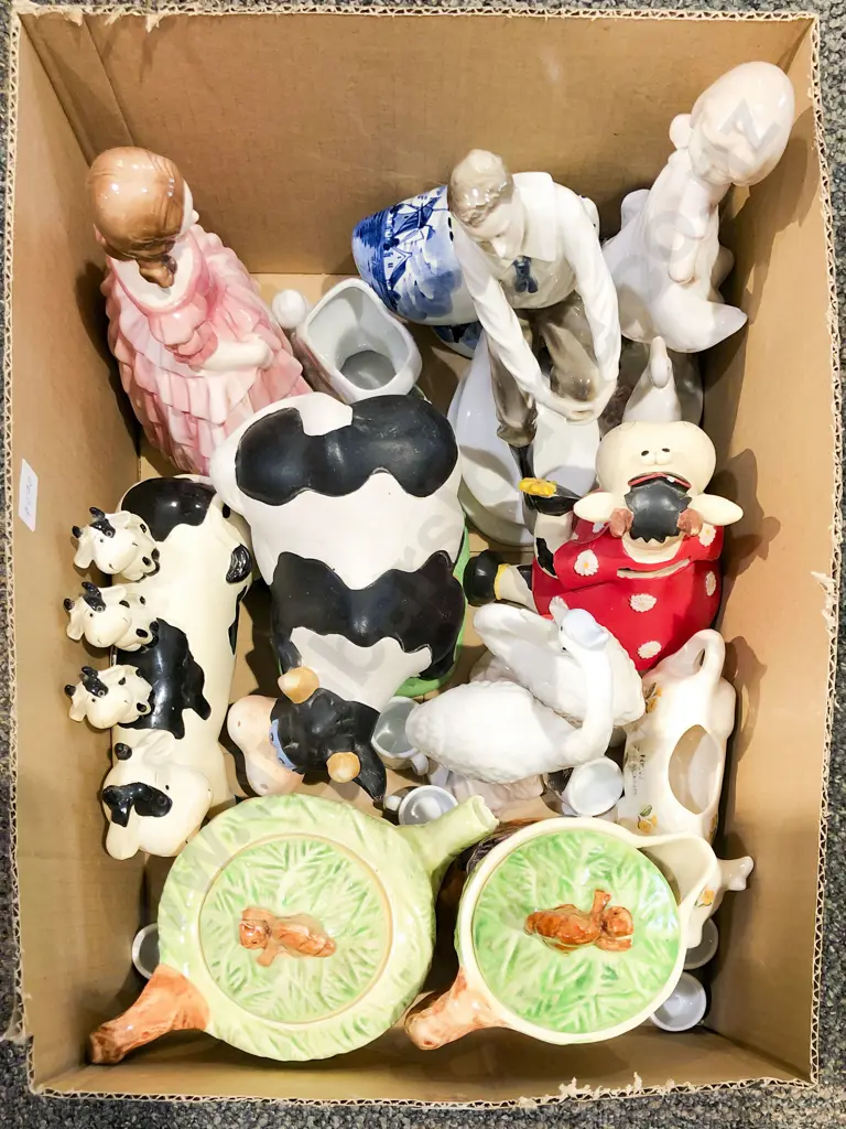 Box Quantity of Assorted Ornaments & China etc Image 1++