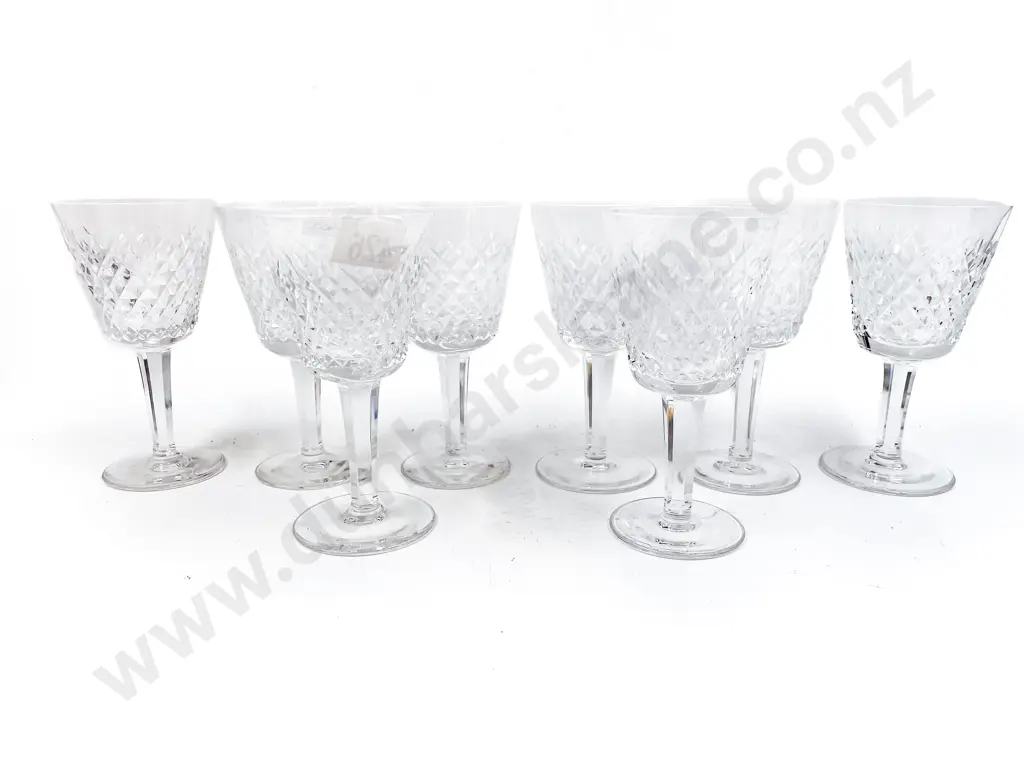 Eight Waterford Crystal Glasses Image 1++