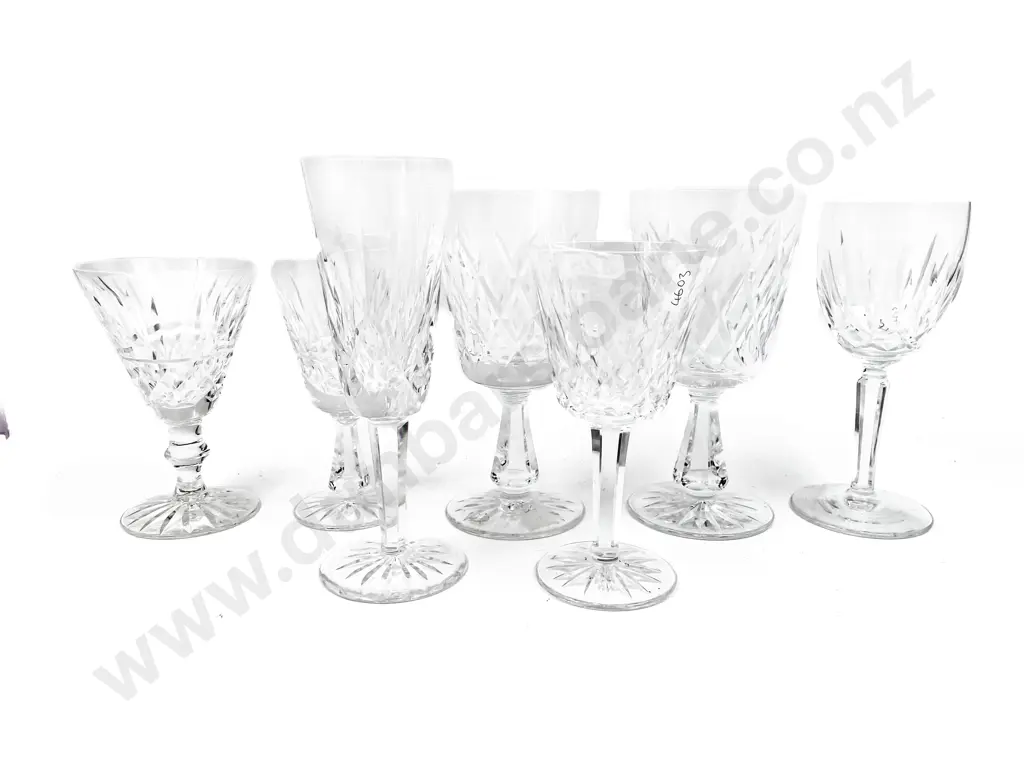 Seven Assorted Waterford Crystal Glasses Image 1++