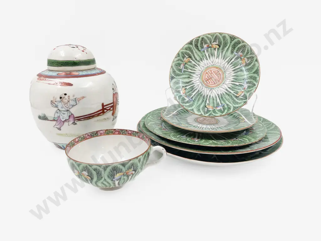 Quantity of Assorted China together with Hand Painted Ginger Jar Image 1++