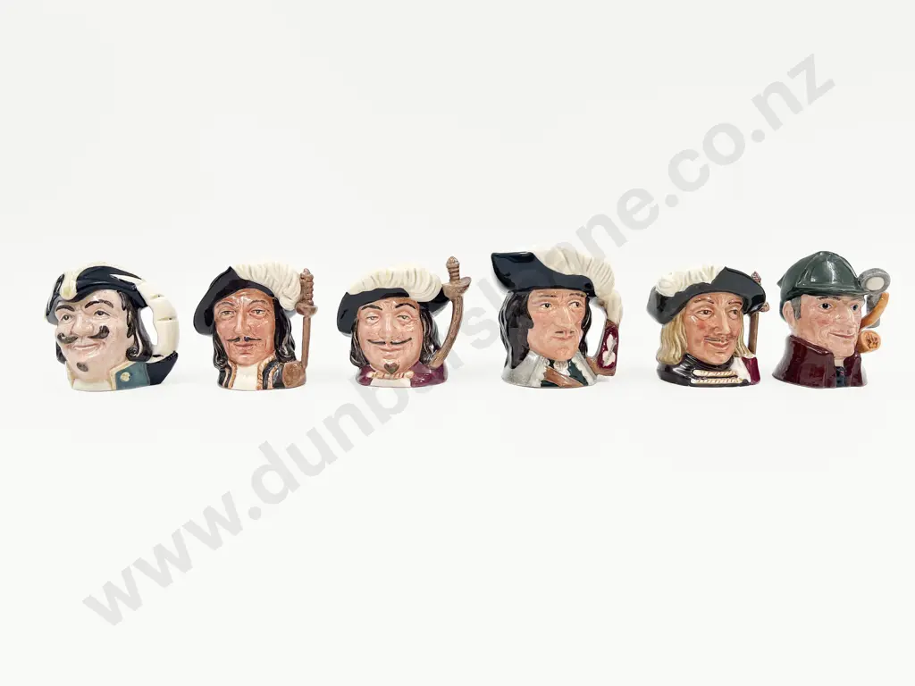 Six Assorted Small RD Character Jugs Image 1++