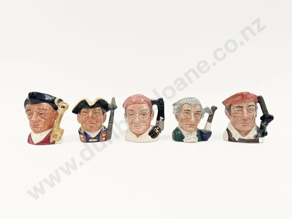 Five Assorted Small RD Character Jugs Image 1++