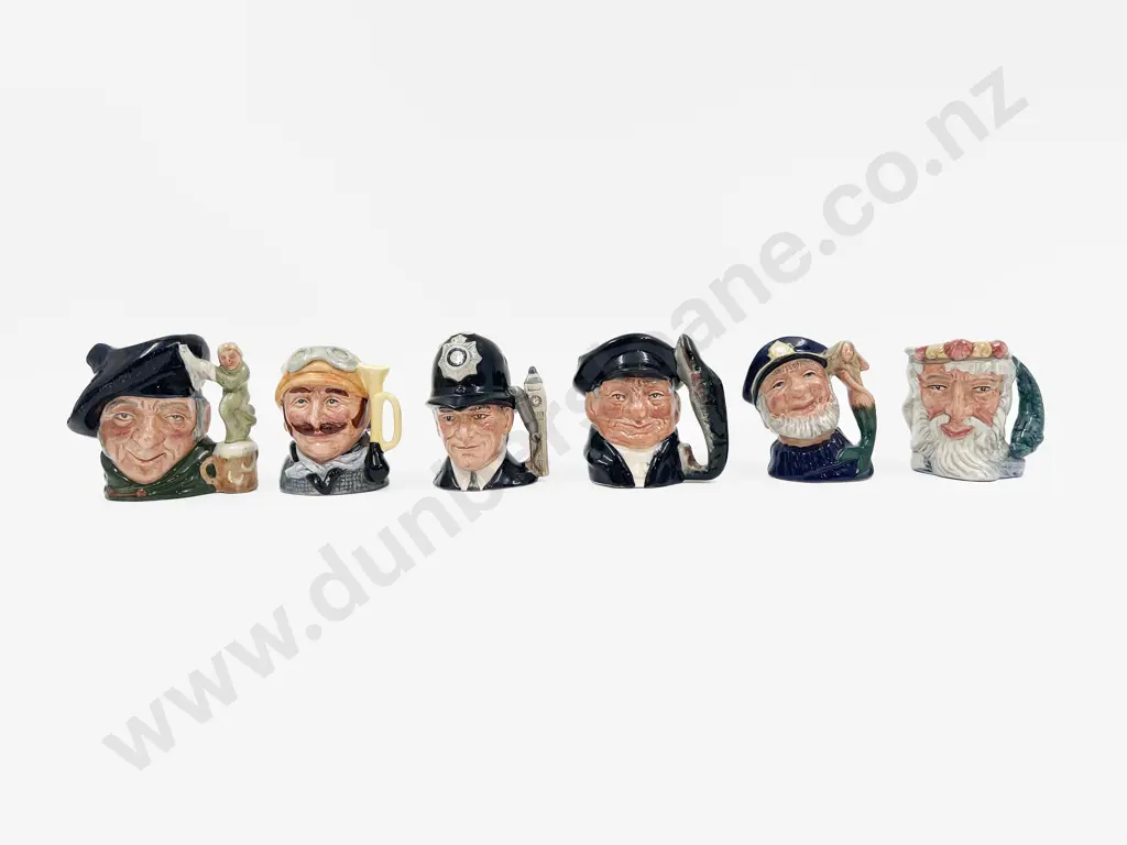 Six Assorted Small RD Character Jugs Image 1++