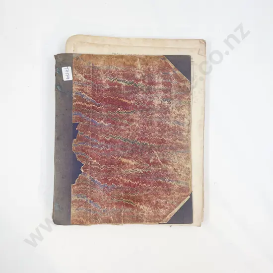 Vintage Insects & Botanical Reference Volume filled with Assorted Bookplates