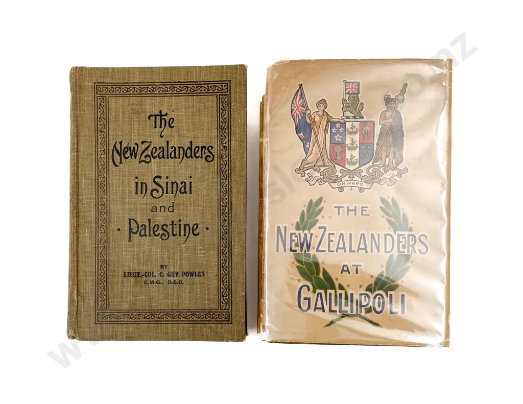 The New Zealanders In Palestine & The New Zealanders At Gallipoli (2) Image 1++