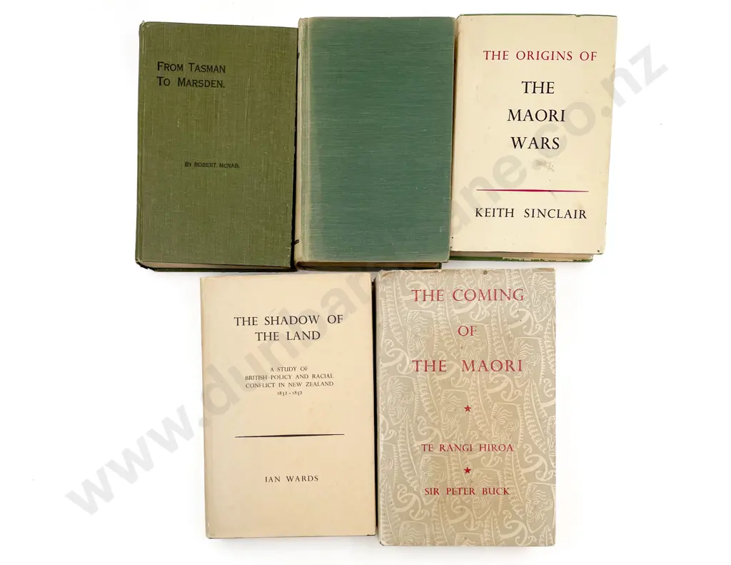 5 NZ & Maori Historical Volumes Image 1++