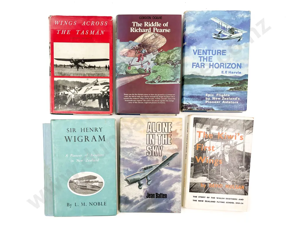 7 New Zealand Aeronautical Related Books Image 1++