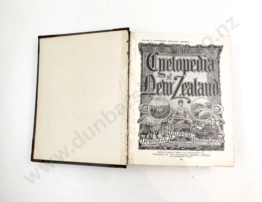 The Cyclopedia of New Zealand Vol 3 Canterbury Provincial District 1903 Image 1++