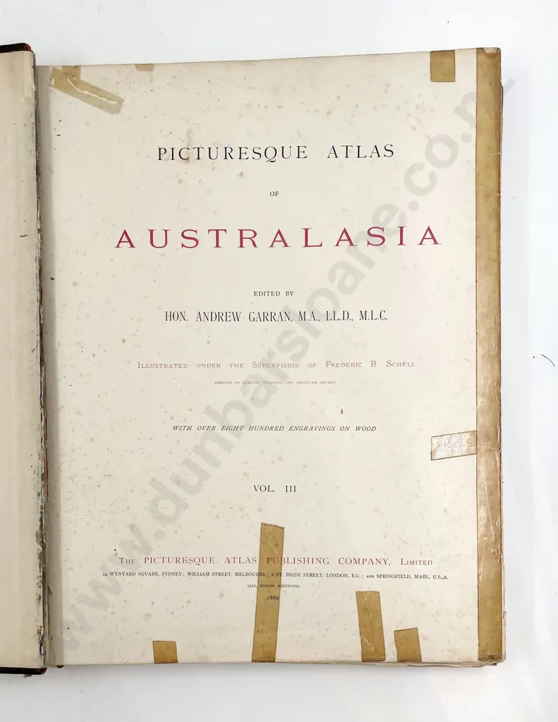 The Picturesque Atlas Of Australasia Vo III 1886 Image 1++