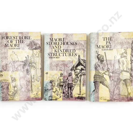 3 Elsdon Best Maori Related Volumes