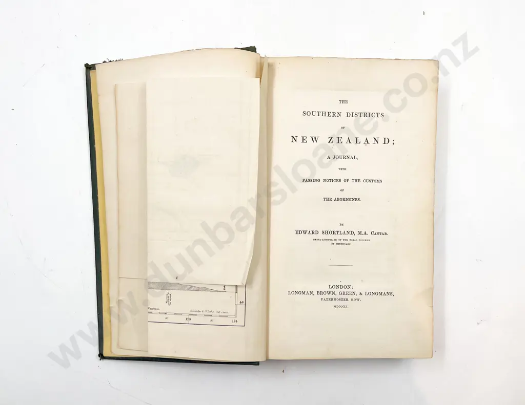 Shortland Edward - The Southern Districts of New Zealand Image 1++
